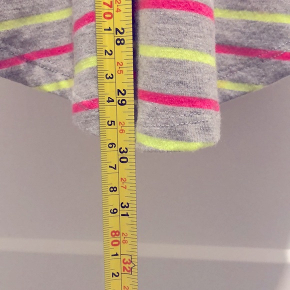 [Maurices] Neon Pink/Yellow Striped Racerback Mini Dress - Women's Size Medium - Picture 12 of 12